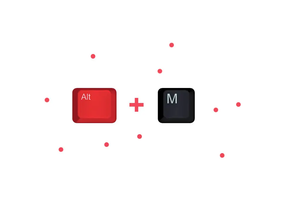 Image of the Alt+M Mentionitis keyboard shortcut